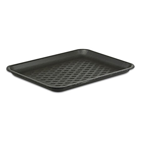 Pactiv Supermarket Trays, No 27S, 15 x 5.5 x 0.93, Black, PK250 PK 51P927S